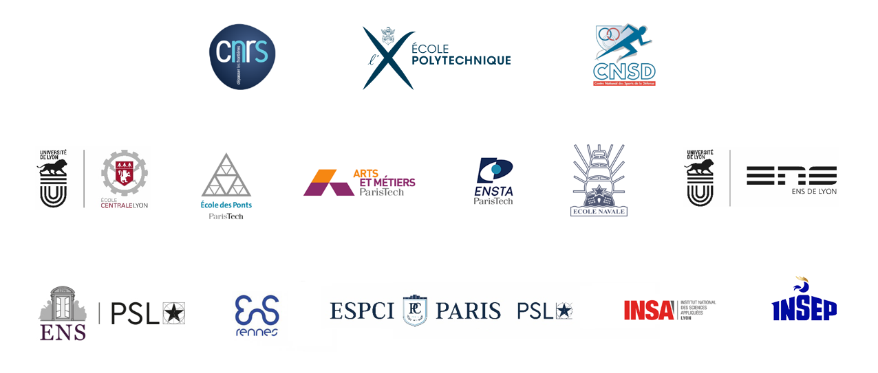 Logos des 13 membres partenaires